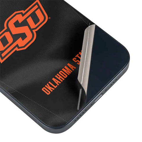 Oklahoma State University Black Jersey iPhone 14 Plus Skin